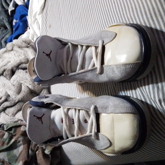 Nike Air Jordan Dub Zero US Mens Size 8.5 White / Midnight Navy 311046-104 - Picture 2 of 6